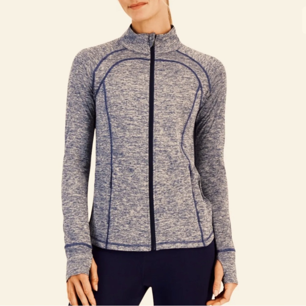 Ideology Performance Black/Grey Zip Lightweight Jacket
